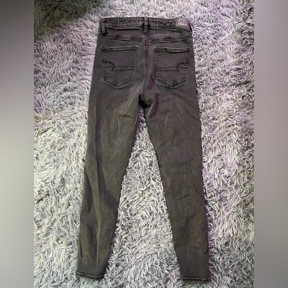 Super Hi-Rise Jegging Washed Black Denim Jeans - Picture 5 of 9